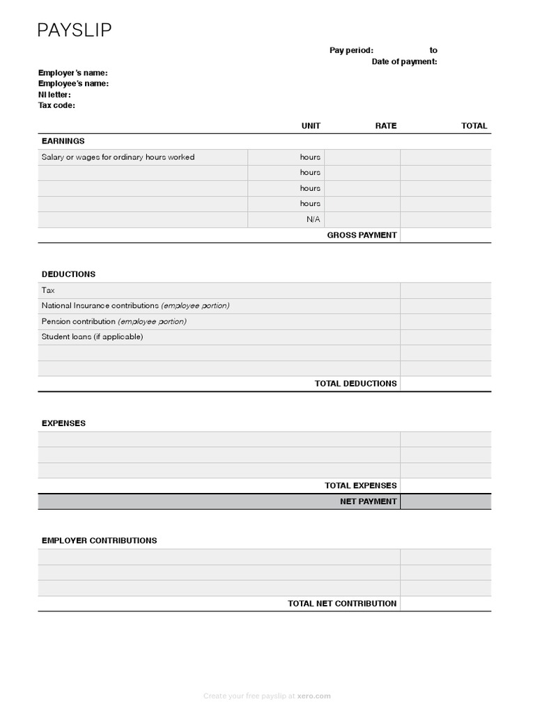 xero-payslip-template-uk-pdf
