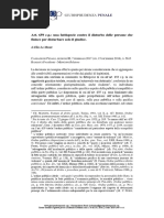 Art. 659 c.p.. Una Fattispecie Contro Il Disturbo Delle Persone Che Finisce Per Disturbare Solo Il Giudice