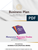 Business Plan (Merancang Usaha)