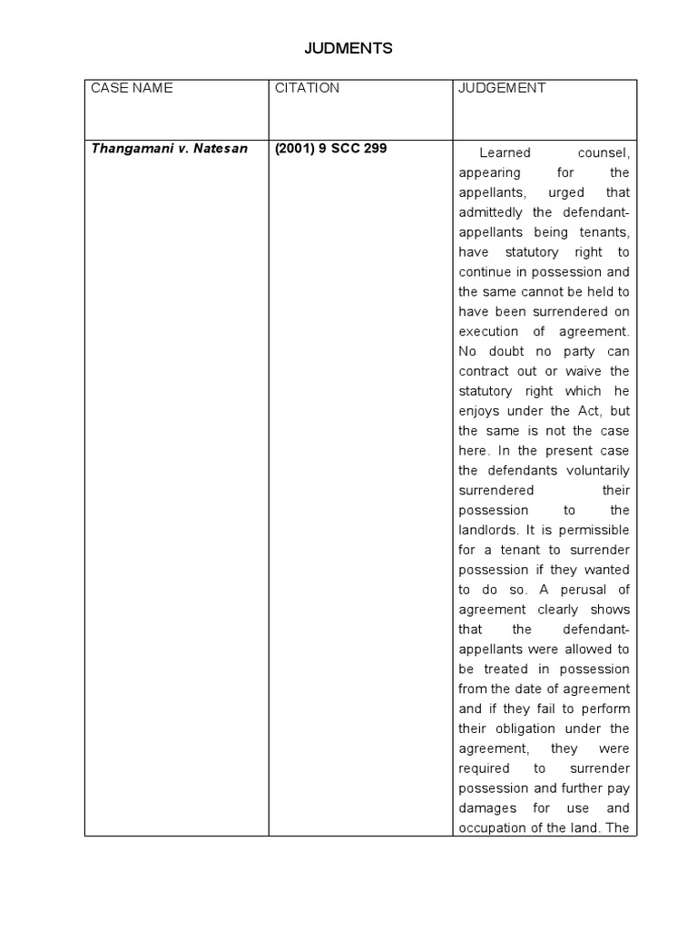 Case Judgements PDF Judgment (Law) Lawsuit