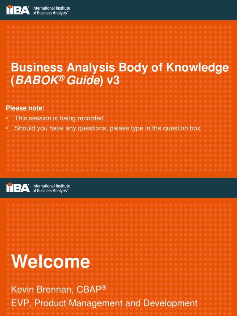 Babok Guide V3 Pdf Free : BABOK Guide v3 – DFWNRI