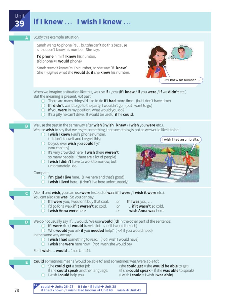 If I Knew I Wish I Knew PDF Verb