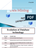 Evolution of Data Mining From 1960s