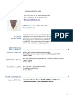 CV Europass Format