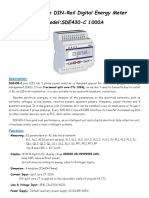 SDE430-C 1000A 3-Phase Digital Energy Meter