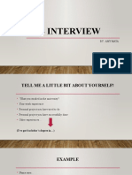 Job Interview: By: Amy Maya