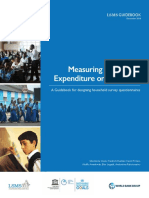 Measuring Household Expenditure On Education: Guidebook