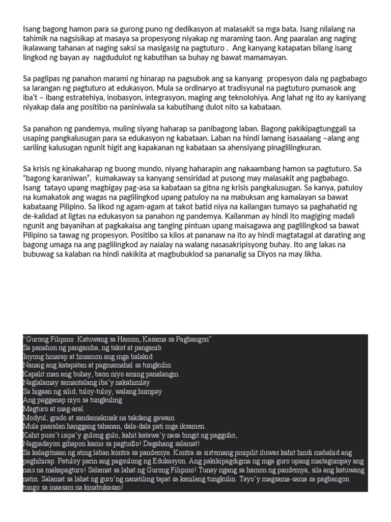 Spoken Poetry About Research Literature &amp; Learning