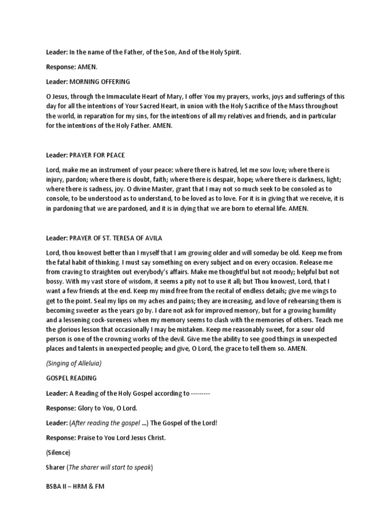 Catholic Morning Prayers & Rosary | PDF | Lord's Prayer | Mary, Mother ...