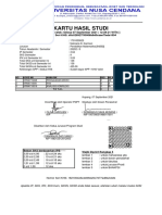 Kartu Hasil Studi