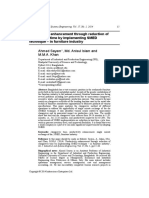 Productivity Enhancement Through Reduction of Changeover Time by Implementing SMED Technique - in Furniture Industry