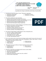 Soal Ujian Ekonomi Kelas X TP 2020-2021