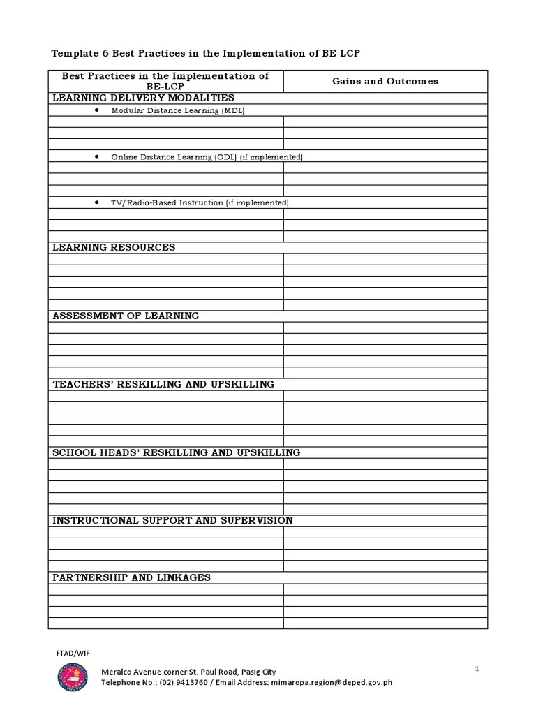 Templates 6 and 7 | PDF | Business