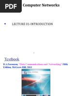 TSN 2201 Computer Networks: Lecture 01-Introduction