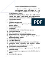 Tata Cara Upacara Pelantikan Anggota Pramuka