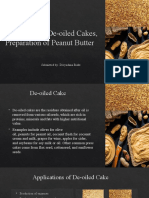 Utilization of De-Oiled Cakes, Preparation of Peanut Butter