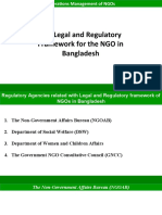 The Legal and Regulatory Framework For The NGO in Bangladesh