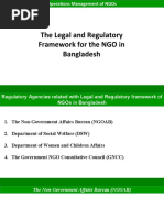 The Legal and Regulatory Framework For The NGO in Bangladesh