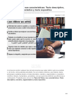 Textos Argumentativos, Expositivos, Descriptivos