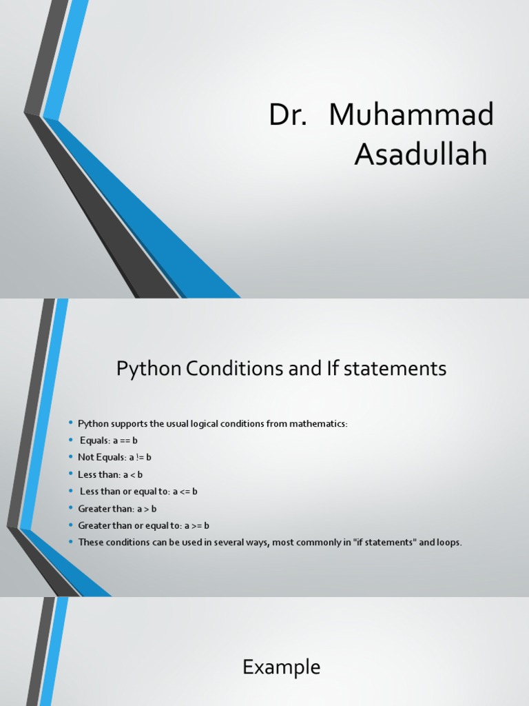 Python Conditional Statements Guide | PDF | Control Flow | Computer ...