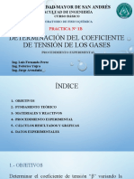 Determinacion Del Coeficiente de Tension de Los Gases