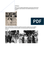 Martial Law Under Ferdinand Marcos