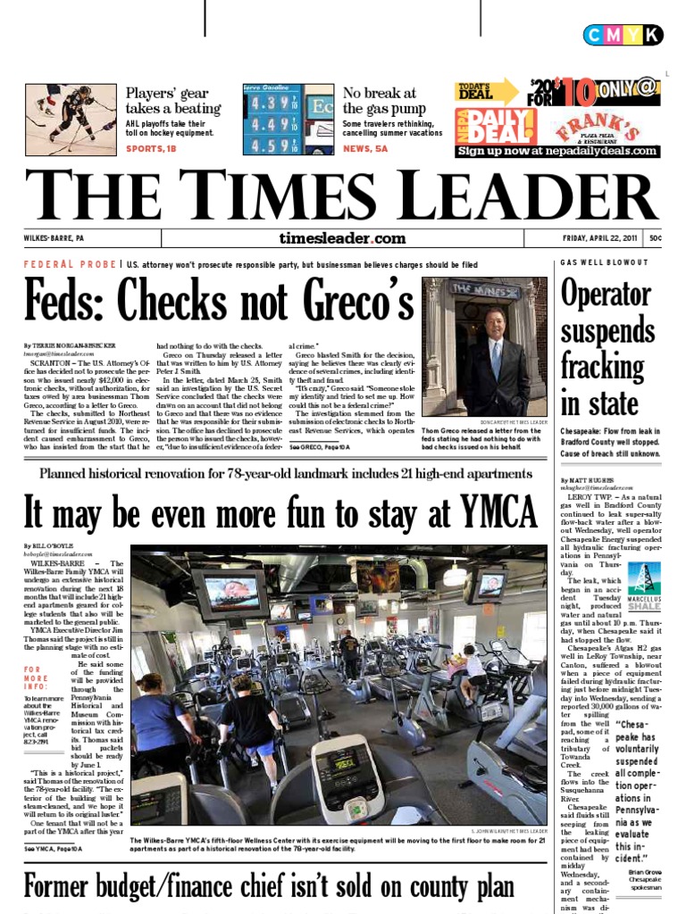 Times Leader 04-22-2011, PDF, Scranton