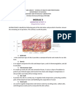 Laboratory Activity 8: Integumentary System