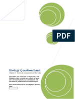 Biology Question Bank: Chapter 4 Chemical Components of The Cells