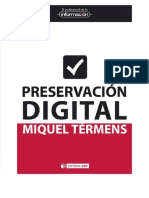 LECTURA Preservación Digital - Miquel Torrens INCOMPLETA