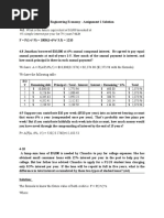 Assignment - Chapter 4 - Solution