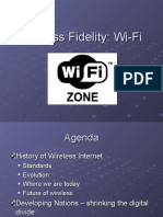 Wireless Fidelity: Wi-Fi
