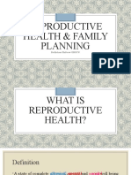 Reproductive Health & Family Planning