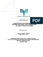 Maintenance Dan Pembaruan Sub Distribution Panel Pada Rumah Sakit Dr. Abdul Radjak Salemba