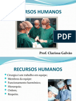 Recursos Humanos do centro cirurgico