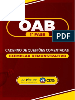 Caderno de Questões Comnetadas  OAB - exemplar demonstrativo - XXXIII (1) (1)
