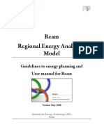 Regional Energy AnalysingModel - Ream