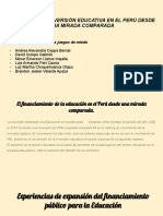 Análisis de Inversión Educativa en El Perú Desde Una Mirada Comparada.