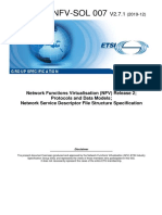 Network Functions Virtualisation (NFV) Release 2 Protocols and Data Models Network Service Descriptor File Structure Specification