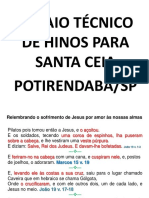 Ensaio Técnico - Santa Ceia - POTIRENDABA - 09-11-2018