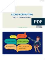 Unit 1 Lecture 1 Cloud Computing 