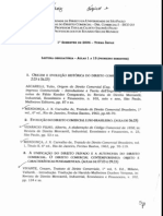 Programa de Direito Comercial 1o Bimestre