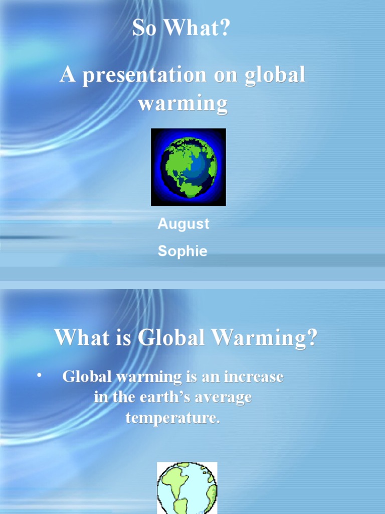 Understanding Global Warming Effects | PDF | Science & Mathematics ...