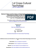 LT 6 - 7 National Culture and The Values of Organizational Employees - A Dimensional Analysis Across 43 Nations