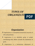 Types of Organisation