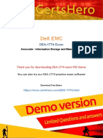 Dell EMC: DEA-1TT4 Exam