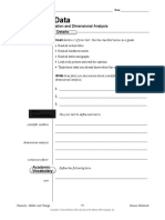 Science Notebook Analyzing Data Scientific Notation and Dimensional Analysis Student Editable