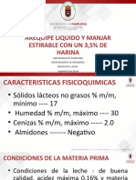 Eleboracion de Un Manjar Con 5% de Harina