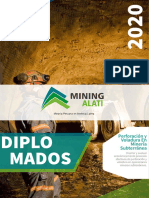 Diplomado en Perforación y Voladura en Minería Subterránea