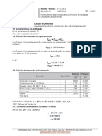 Exemplo de Cálculo NT-C 003 R-04